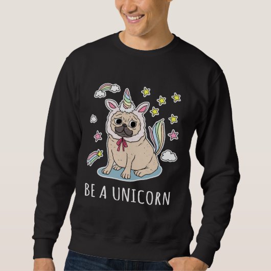 Funny Mops , Mops Hund , Mops Geschenke , lustiges Sweatshirt (Vorderseite)