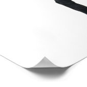 Funny Mops Poster (Ecke)