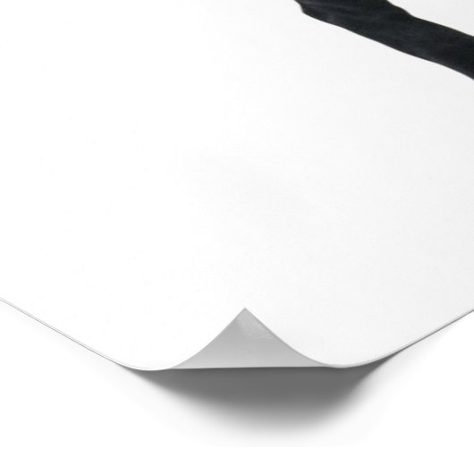 Funny Mops Poster (Ecke)