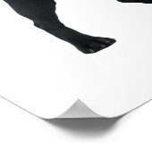 Funny Mops Poster (Ecke)