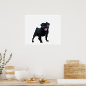 Funny Mops Poster (Küche)