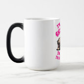 Funny Mops Schnarchen Motorrad Biker Dog Lover Ges Verwandlungstasse (Links)