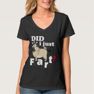Funny Mops tat ich gerade Furz - T - Shirt Sweater