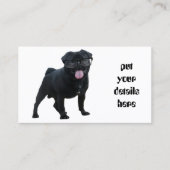 Funny Mops Visitenkarte (Vorderseite)