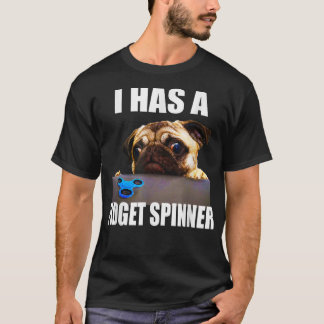Funny Möpse Lover Canine Dog Besitzer Fidget Spinn T-Shirt