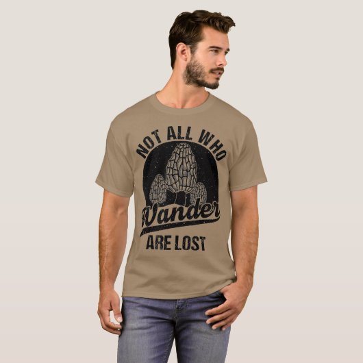 Funny Morel Mushroom Gift Foraging Mushroom T-Shirt (Vorne ganz)