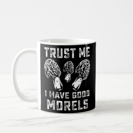 Funny Morel Mushroom Hunter Joke Pun Quotes Kaffeetasse (Links)