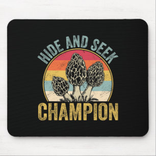 Funny Morel Mushroom Jagd Morels Hunter Foragin Mousepad