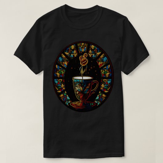 Funny Morgencoffee-Geschenk Funny Coffee T-Shirt (Design vorne)