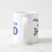 Funny Morgenkaffee Nummer Eins Hubschrauber Vater Jumbo-Tasse (Rückseite)