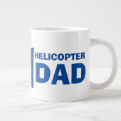 Funny Morgenkaffee Nummer Eins Hubschrauber Vater Jumbo-Tasse (Rechts)