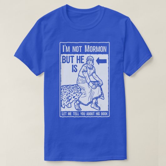 Funny Mormon LDS Buch Mormon Missionar T-Shirt (Design vorne)