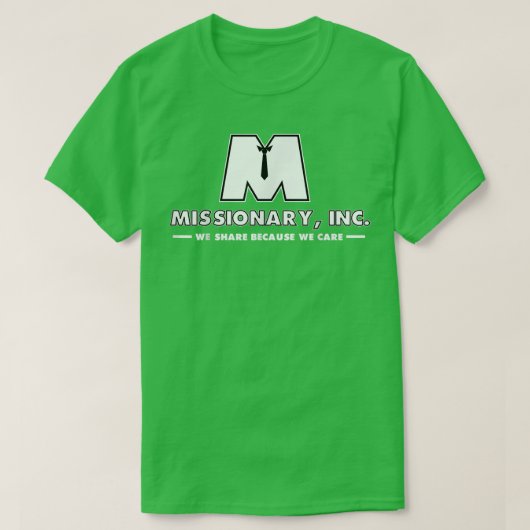 Funny Mormon Missionary Inc T-Shirt (Design vorne)