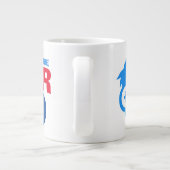 Funny Morning Coffee Gamer Bow Spaß Meme Jumbo-Tasse (Rückseite)