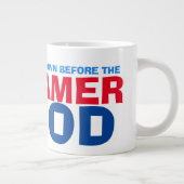 Funny Morning Coffee Gamer Bow Spaß Meme Jumbo-Tasse (Rechts)