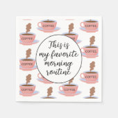 Funny Morning Coffee Serviette (Vorderseite)