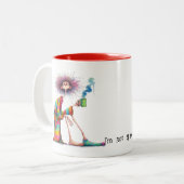 Funny Morning Coffee Tasse (Vorderseite Links)