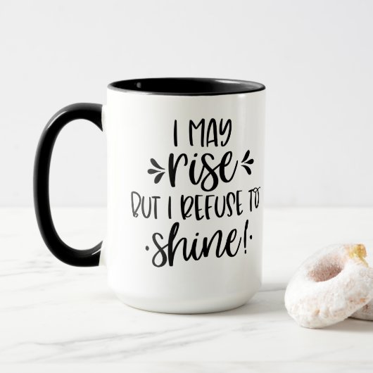 Funny Morning Coffee Tasse (Mit Donut)