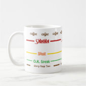 Funny Morning Kaffee Sprich nicht Kaffeetasse (Links)