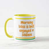 Funny Morning Zitat | Fun Spaß Coworker Gift Tasse (Links)