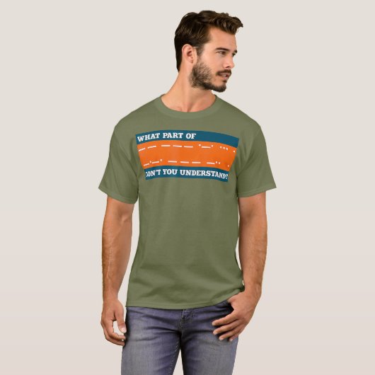 Funny Morse Code Tshirt (Vorne ganz)