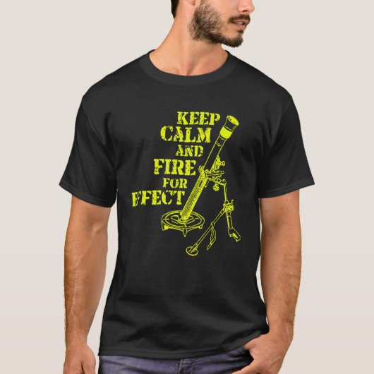 Funny Mortarman Infantry Shirt 0311 0341 11B 11C (Vorderseite)