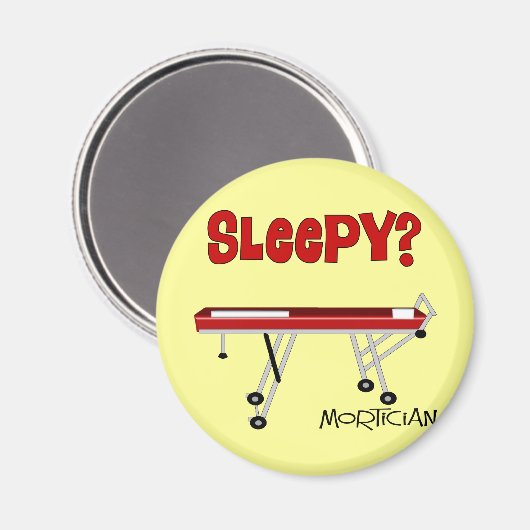 Funny Mortician Gifts Magnet (Vorderseite/Rückseite)
