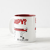 Funny Mortician Gifts Zweifarbige Tasse (Vorderseite Links)