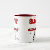 Funny Mortician Gifts Zweifarbige Tasse (Mittel)