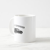 Funny Mortician Hearse Last Responder Kaffeetasse (Vorderseite Links)