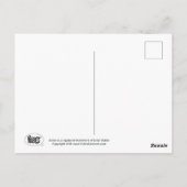 Funny Moses Ten Commandments Postcard Postkarte (Rückseite)