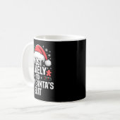 Funny Most Likely To Christmas Family Pajama Match Kaffeetasse (Vorderseite Links)