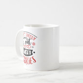 Funny Most Likely To Eat Cookies Christmas  Kaffeetasse (Vorderseite Links)