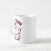 Funny Most Likely To Peek Under Christmas Tree Kaffeetasse (Vorderseite Links)