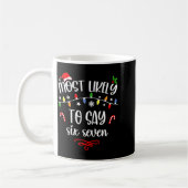 Funny Most Likely To Say Six Seven 67 Meme Christm Kaffeetasse (Links)