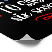 Funny Most Likely To Say Six Seven 67 Meme Christm Poster (Ecke)