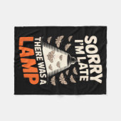 Funny Moth Collector Collecting Ledopterology Men  Fleecedecke (Vorderseite (Horizontal))