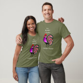 Funny Mother Clucker Hühnchen Bauer Lila Hen T-Shirt (Unisex)