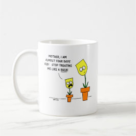 Funny Mother Daughter Spaß Gelbe Tulpen Kaffeetasse
