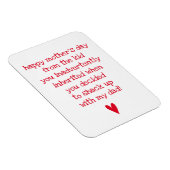 Funny Mother Day Quote für Bonus-Mama Magnet (Rechte Seite)