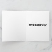 FUNNY MOTHER GREETING CARD, VODKA KARTE (Innenseite)