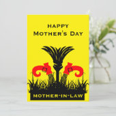 Funny Mother Karte (Stehend Vorderseite)