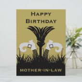 Funny Mother Karte (Stehend Vorderseite)