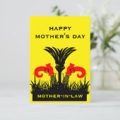 Funny Mother Karte (Stehend Vorderseite)