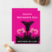 Funny Mother Mitteilungskarte (Vorderseite/Rückseite Beispiel)