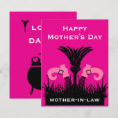 Funny Mother Mitteilungskarte (Vorne/Hinten)