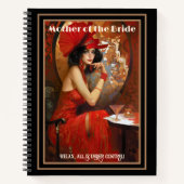 Funny Mother of the Bride Retro Notizblock (Vorderseite)