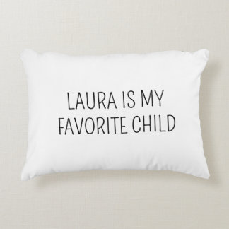 Funny Mother Pillow, Funny Father Gift, Favorite C Dekokissen