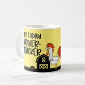 Funny Motherclucker Rooster Tasse, Cup Kaffeetasse (Vorderseite Links)