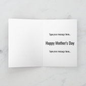 Funny Mother's Day | A Genius of a Mum Karte (Innenseite)
